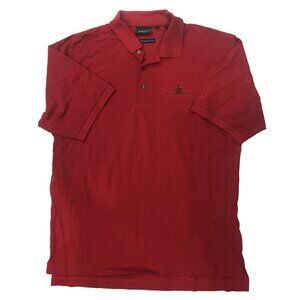 Bobby Jones Red Pima Cotton Polo Shirt Embroidered Logo XL Short Sleeve Classic